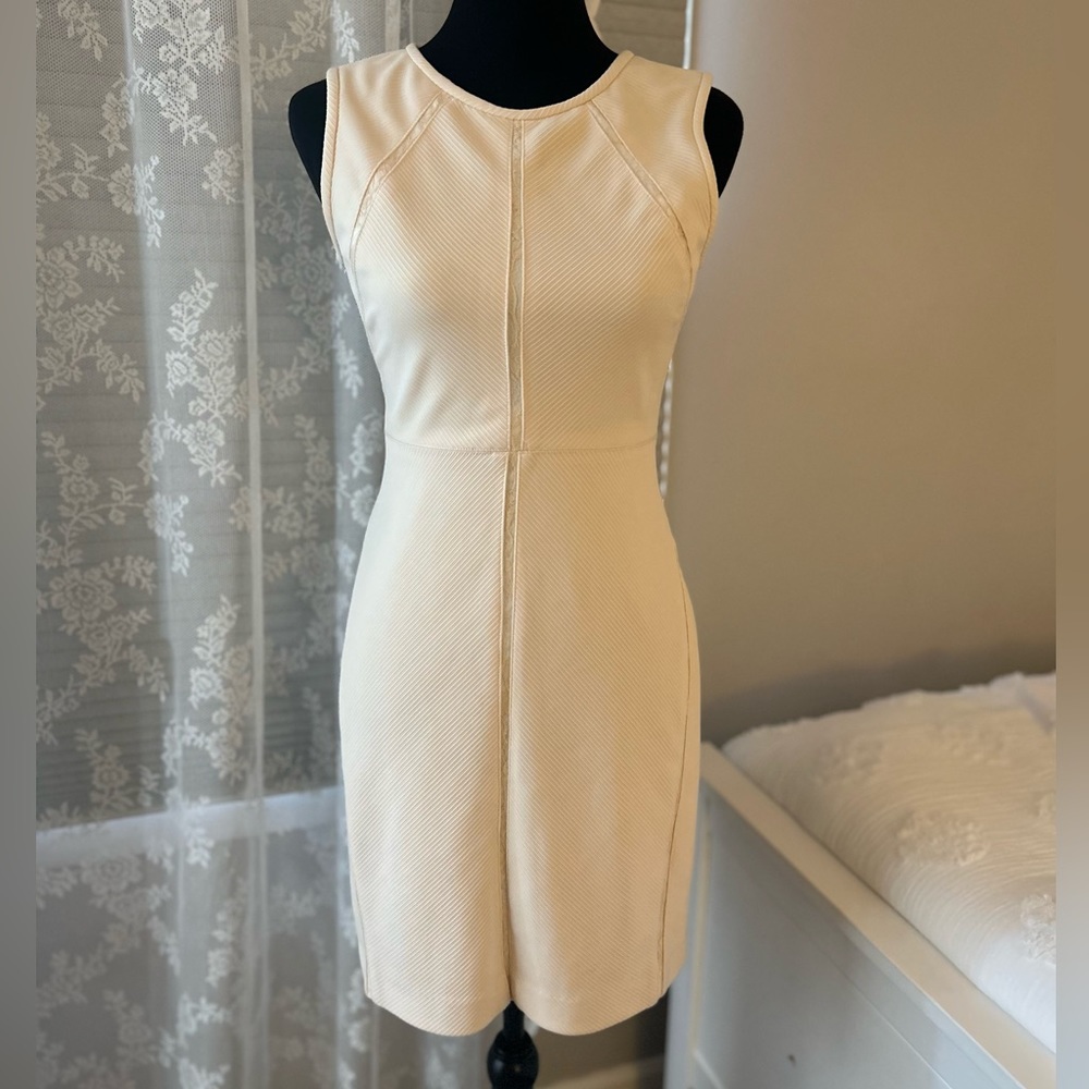 Light pink zip back dress